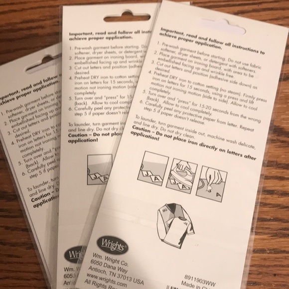 🍭NWT Iron ons - Picture 8 of 8